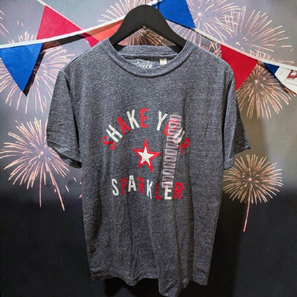 Shake Your Sparkler Shirt Small 4th of July Shirt Patriotic Graphic Tee